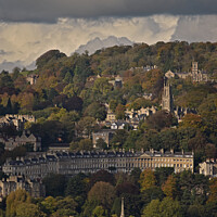 Buy canvas prints of Bath Skyline in Autumn by Harshil Shah