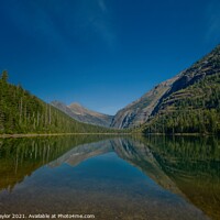 Buy canvas prints of Avalanche Lake, Glacier National Park by Jules Taylor