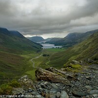 Buy canvas prints of Buttermere & Crummock Water by Jules Taylor