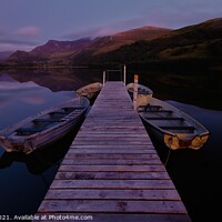 Buy canvas prints of Llyn Nantlle, Snowdonia by Jules Taylor