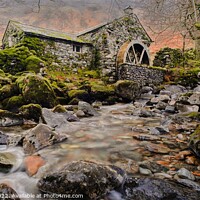 Buy canvas prints of The Old Mill, Borrowdale by Jules Taylor