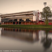 Buy canvas prints of The City Ground, Nottingham by Jules Taylor