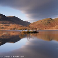 Buy canvas prints of First light at Crummock Water by Jules Taylor