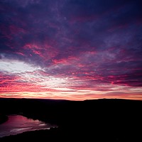 Buy canvas prints of Sunset across the Peak District by Jules Taylor