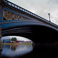 Buy canvas prints of Trent Bridge & The City Ground by Jules Taylor