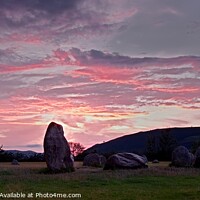 Buy canvas prints of Castle Rigg Stone Circle, Lake District by Jules Taylor