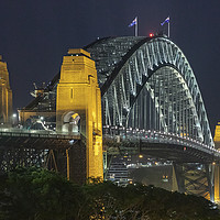Buy canvas prints of Sydney Harbour Bridge by Paul W. Kerr