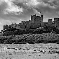 Buy canvas prints of The Bamburgh Castle, Northumberland by David Wilson