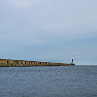 Buy canvas prints of The Tynemouth Pier by David Wilson