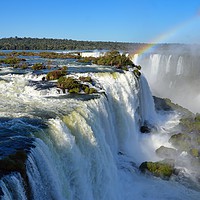 Buy canvas prints of Iguazu Falls, from top by Sylvain Beauregard