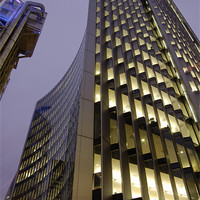 Buy canvas prints of London Office Tower by Iain McGillivray