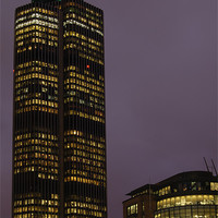 Buy canvas prints of Tower 42 at Dusk by Iain McGillivray