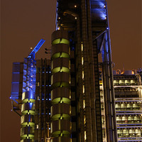 Buy canvas prints of Lloyds Tower at Night by Iain McGillivray