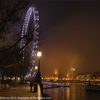 Buy canvas prints of South Bank at Night by Iain McGillivray