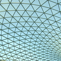 Buy canvas prints of British Museum Roof by Iain McGillivray