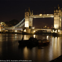 Buy canvas prints of Tower Bridge at Night by Iain McGillivray