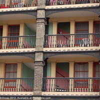 Buy canvas prints of Apartment Balconies by Iain McGillivray