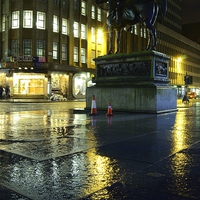 Buy canvas prints of Queen Street by Iain McGillivray
