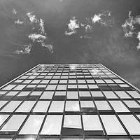Buy canvas prints of Office Block by Mark D Popovic