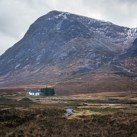 Buy canvas prints of White House in Glencoe, Scottish Highlands by Callum Laird