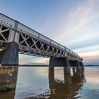 Buy canvas prints of Tay Rail Bridge at Dundee by Callum Laird