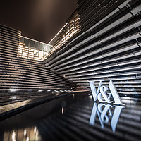 Buy canvas prints of V&A Dundee at Night  by Callum Laird