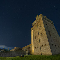 Buy canvas prints of Broughty Castle with the stars by Callum Laird