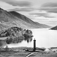 Buy canvas prints of Glenfinnan Monument, Loch Shiel, Scottish Highland by Justin Foulkes