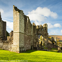 Buy canvas prints of Llanthony Priory, Monmouthshire, Wales by Justin Foulkes