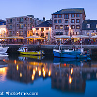 Buy canvas prints of Plymouth Barbican panorama by Justin Foulkes