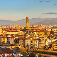 Buy canvas prints of Florence panorama, Tuscany, Italy by Justin Foulkes