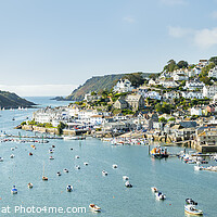Buy canvas prints of Panoramic view of Salcombe, South Hams, Devon by Justin Foulkes