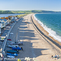 Buy canvas prints of Torcross and Slapton Sands panorama, South Devon by Justin Foulkes