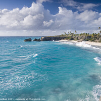 Buy canvas prints of Harrismith Beach, Barbados by Justin Foulkes