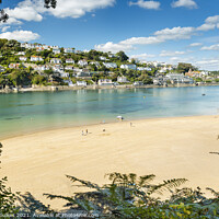 Buy canvas prints of Mill Bay, Salcombe, South Devon by Justin Foulkes