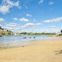 Buy canvas prints of Mill Bay, Salcombe by Justin Foulkes