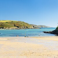 Buy canvas prints of South Sands Beach, Salcombe by Justin Foulkes