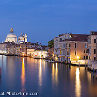 Buy canvas prints of Grand Canal panorama, Venice, Italy by Justin Foulkes