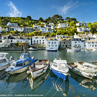 Buy canvas prints of Polperro, South Cornwall by Justin Foulkes