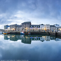 Buy canvas prints of The Barbican, Plymouth, Devon by Justin Foulkes