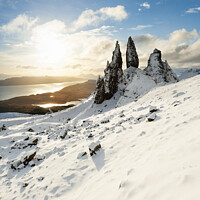Buy canvas prints of The Old Man of Storr, Isle of Skye, Scotland by Justin Foulkes