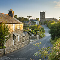 Buy canvas prints of Zennor, North Cornwall by Justin Foulkes