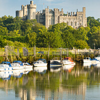 Buy canvas prints of Arundel Castle, South Downs National Park by Justin Foulkes