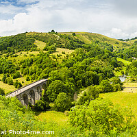 Buy canvas prints of Monsal head Viaduct, Peak District National Park by Justin Foulkes