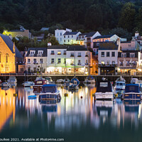 Buy canvas prints of The harbour at St. Aubin, Jersey, Channel Islands by Justin Foulkes