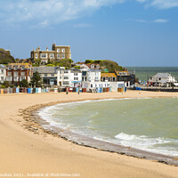 Buy canvas prints of Viking Bay, Broadstairs, Kent by Justin Foulkes