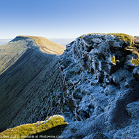 Buy canvas prints of Pen Y Fan from Corn Du, Brecon Beacons by Justin Foulkes