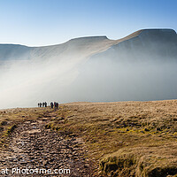 Buy canvas prints of Pen Y Fan from Cribyn, Brecon Beacons by Justin Foulkes
