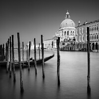 Buy canvas prints of Santa Maria della Salute church, on the Grand Cana by Justin Foulkes
