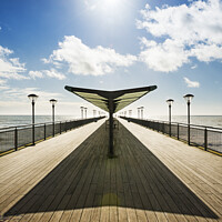Buy canvas prints of Boscombe Pier, Bournemouth by Justin Foulkes